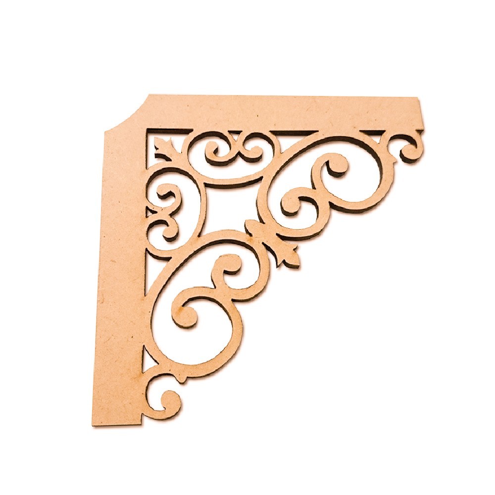 Aplique Laser Cantoneira Arabesco 10x10 Cm Aplique Laser Cantoneira Arabesco 10×10 Cm