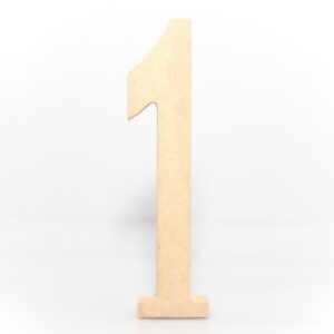 Recorte Numero 1 18mm 18cm