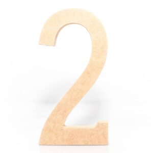 Recorte Numero 2 18mm 18cm