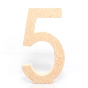 Recorte Numero 5 18mm 18cm