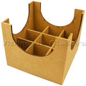 Porta Batom Babado 9 Div 11x11x9 C4