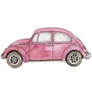 Litoarte Aplique Em Papel E Mdf - Fusca