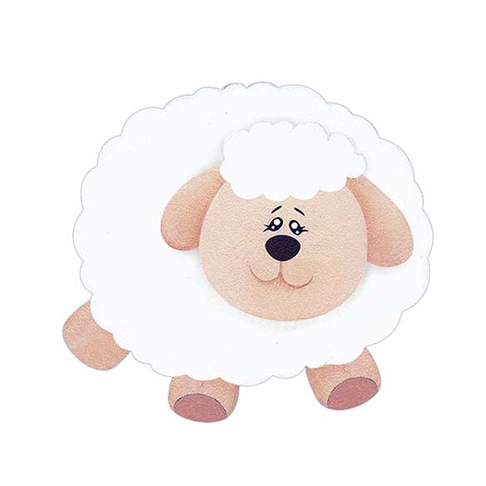 Litoarte Aplique Em Papel E Mdf - Ovelha Litoarte Aplique Em Papel E Mdf – Ovelha