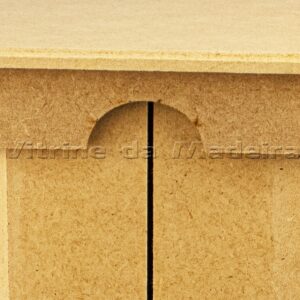 Porta Papel Toalha Sextavado 18x18x30