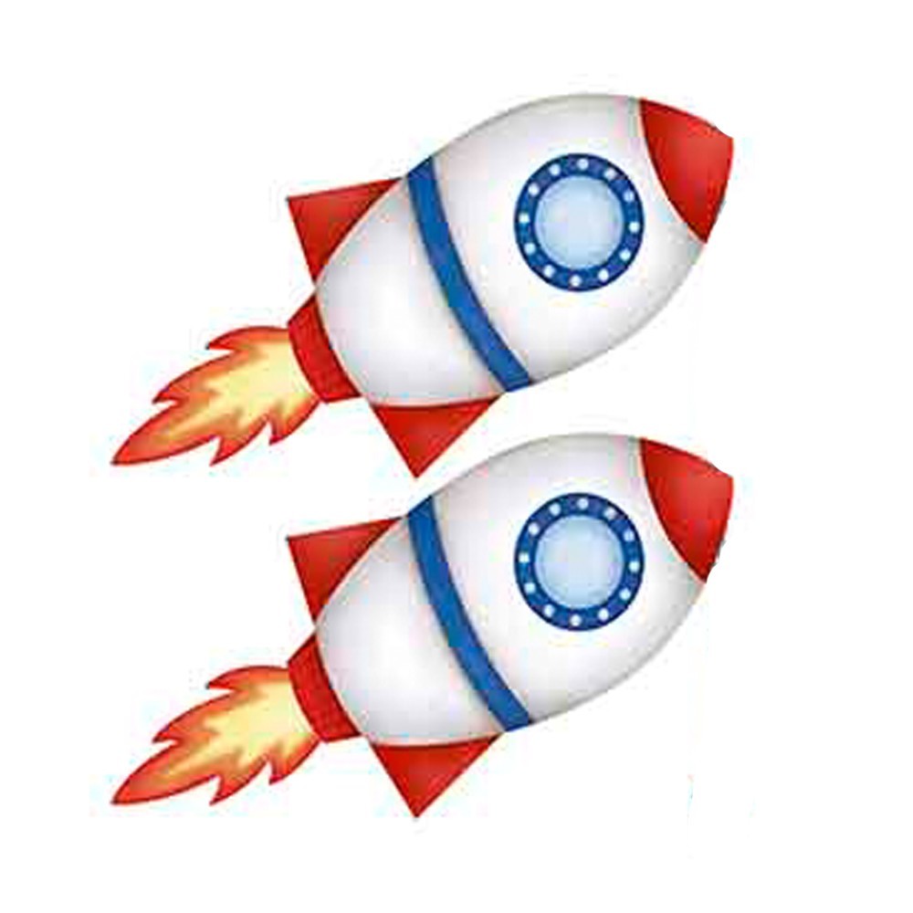 Litoarte Aplique Em Papel E Mdf 2 Un. - Foguetes Litoarte Aplique Em Papel E Mdf 2 Un. – Foguetes