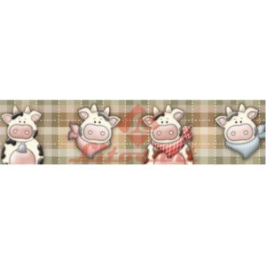 Barra Adesiva Litocart 44x2cm - Lbp-127 Vaca Lenço