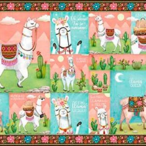 Litoarte Papel Decoupage Lhamas 49x34,3