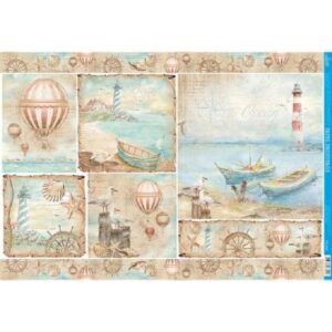 Litoarte Papel Decoupage Naval 49x34,3