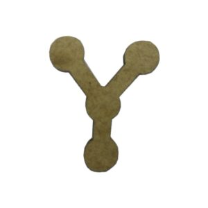 Aplique Laser Letra Bolinha Y 3cm