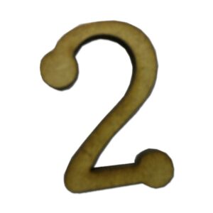 Aplique Laser Número Bolinha 2 3cm