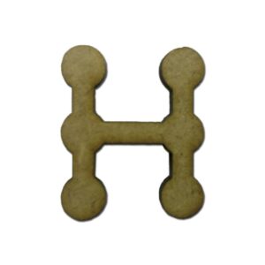 Aplique Laser Letra Bolinha H 3cm