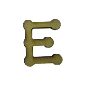 Aplique Laser Letra Bolinha E 3cm