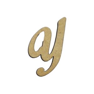 Aplique Laser Letra Cursiva Maiuscula Y 3cm