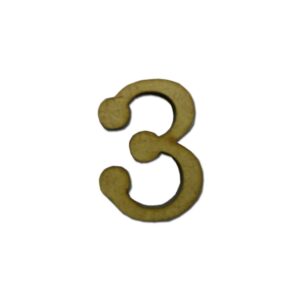 Aplique Laser Número Bolinha 3 1cm