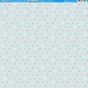 Litoarte Scrapbook Corações Coloridos