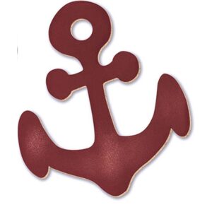 Litoarte Aplique Em Papel E Mdf - Ancora Vermelha