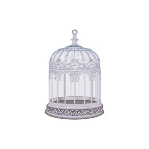 Litoarte Aplique Em Papel E Mdf - Gaiola