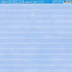 Litoarte Scrapbook Chevron Azul