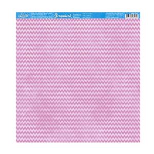 Litoarte Scrapbook Chevron Rosa