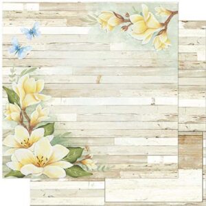 Litoarte Scrapbook Dupla Face Flores
