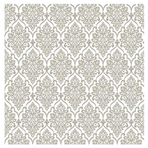 Litoarte Scrapbook Hot 30x30 Floral Prata