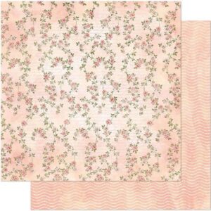 Litoarte Scrapbook Dupla Face Rosas Vintage Flores