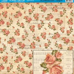 Litoarte Scrapbook Dupla Face Flores