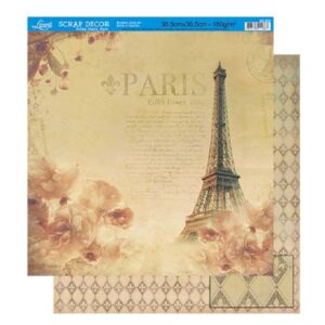 Litoarte Scrapbook Dupla Face Paris