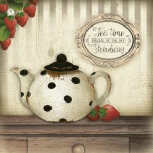 Litoarte Scrapbook Dupla Face Bule E Morangos