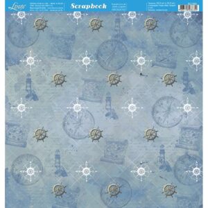 Litoarte Scrapbook Dupla Face Timão Mar