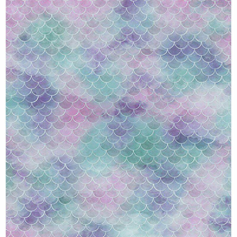 Litoarte Scrapbook Dupla Face Sereia Loira Na Concha Litoarte Scrapbook Dupla Face Sereia Loira Na Concha