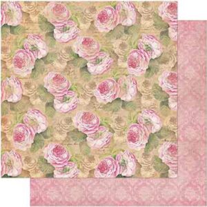 Litoarte Scrapbook Dupla Face Flores E Adamascado