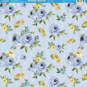 Litoarte Scrapbook Dupla Face Flores