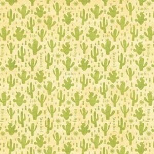 Litoarte Scrapbook Dupla Face Cactos