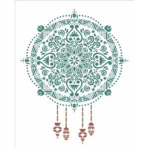Stencil 20x25 Mandala Natalina