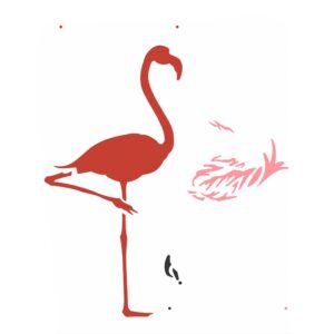 Stencil 20x25 Flamingo