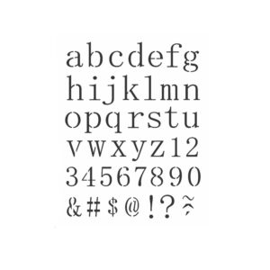 Stencil 15x20 Negativo Moldura