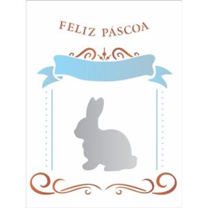 Stencil 15x20 Coelho Tag