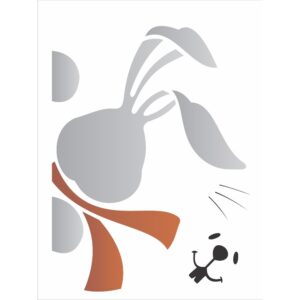Stencil 15x20 Coelho Surpresa