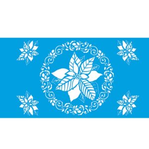 Litoarte Stencil 21x34,4- Guirlanda Com Flores