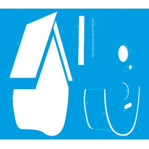 Litoarte Stencil 21x34,4 - Sobreposiçao Casinha De Passarinho