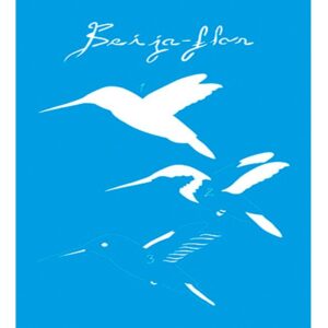 Litoarte Stencil 21x34,4 - Beija-flor Sobreposiçao