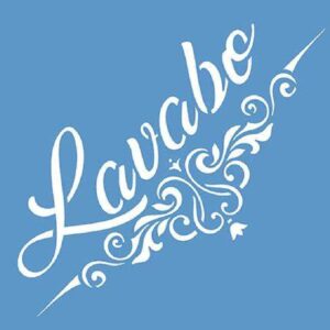 Litoarte Stencil 20x20 - Lavabo