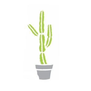 Stencil 7x15 Plantas Cactos