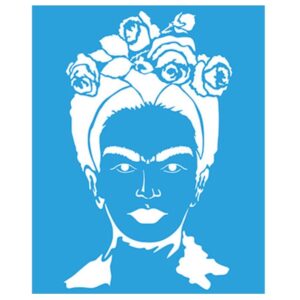 Litoarte Stencil Médio 17x21 - Frida