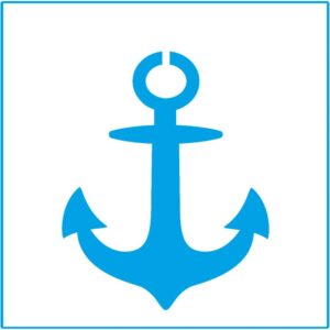 Litoarte Stencil 10x10 - Ancora