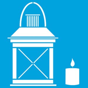 Litoarte Stencil Médio 17x21 - Luminaria Com Vela