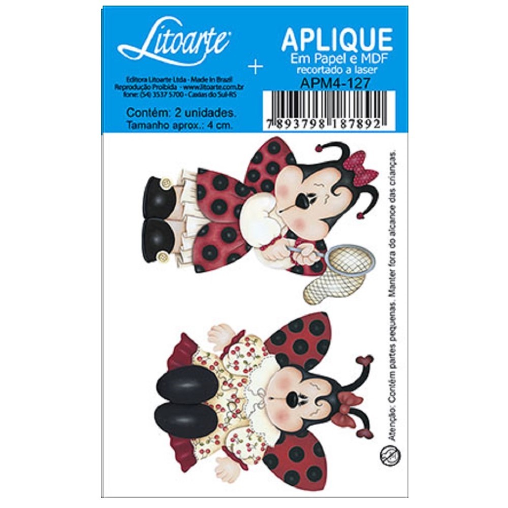 Litoarte Aplique Em Papel E Mdf Joaninha Litoarte Aplique Em Papel E Mdf Joaninha