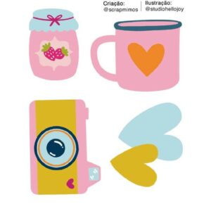 Litoarte Aplique Em Papel E Mdf - Coleção Dias Melhores