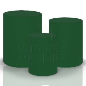 Capa Tecido Trio De Cilindro Verde Bandeira